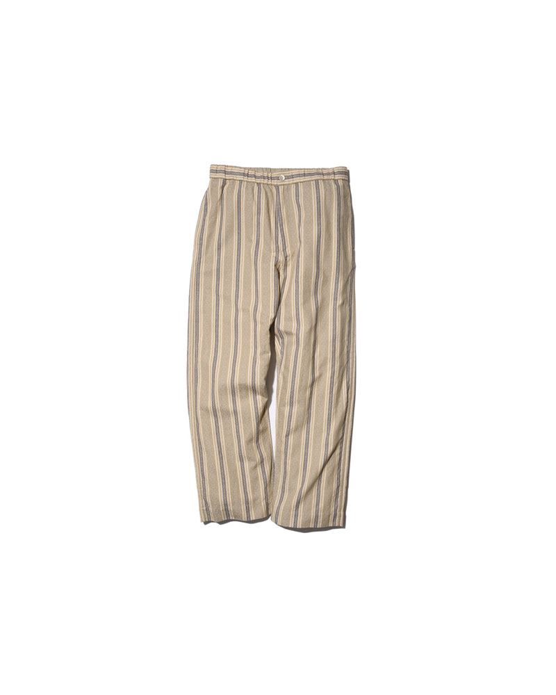 Cotton Linen Dobby Stripe Easy Pants