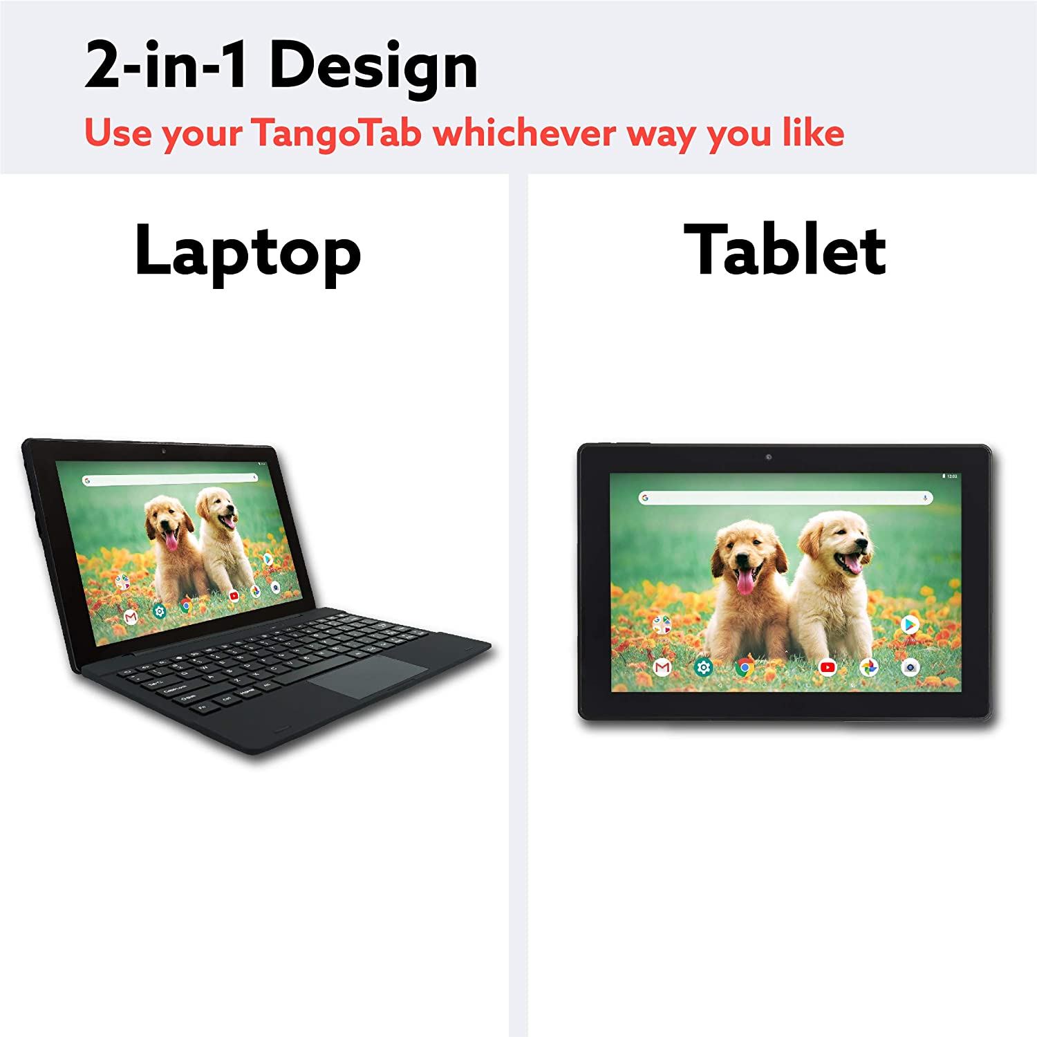 [3 Bonus Items] Simbans TangoTab 10 Inch Tablet and Keyboard