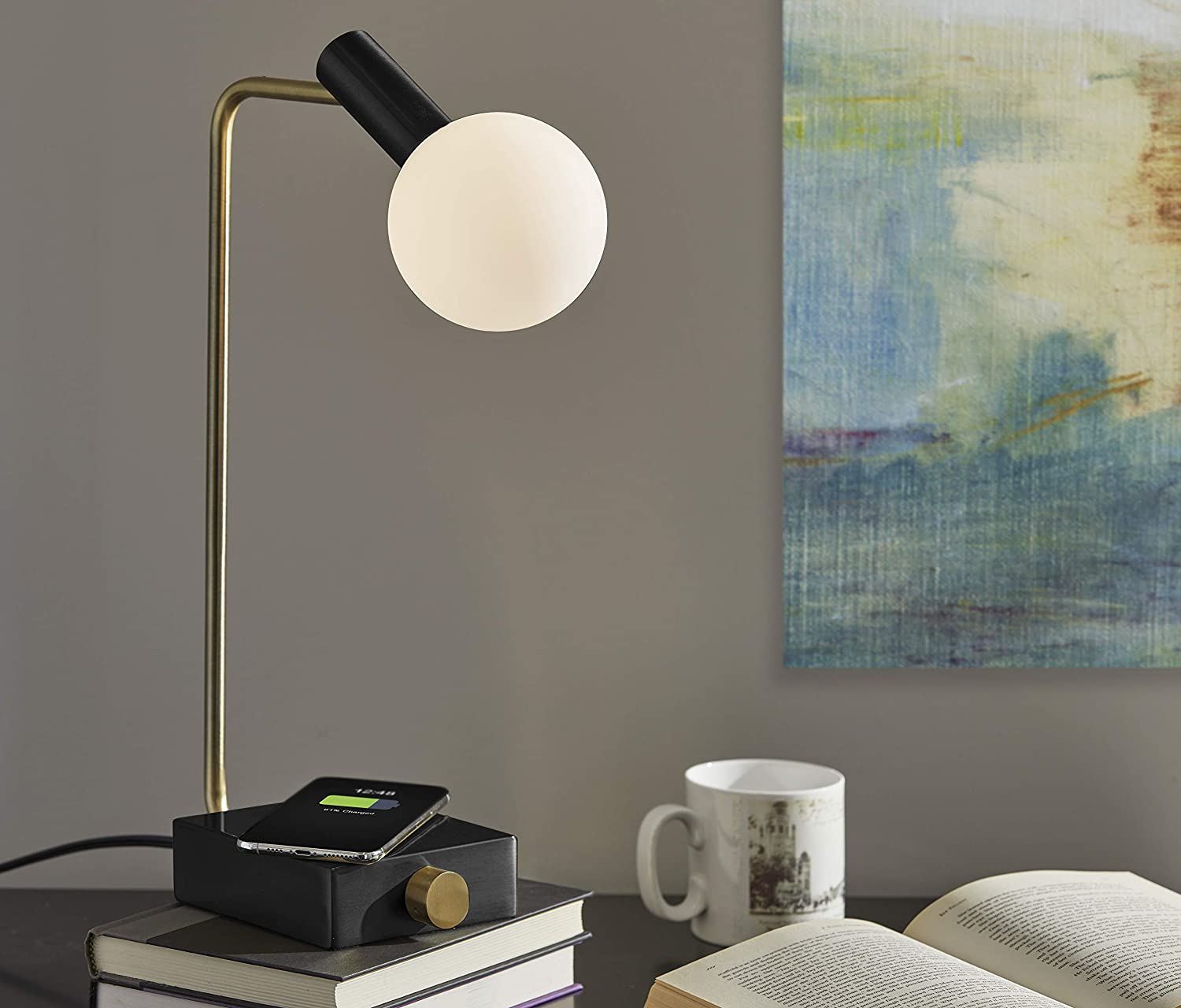 LED Desk Lamp Wireless Charging