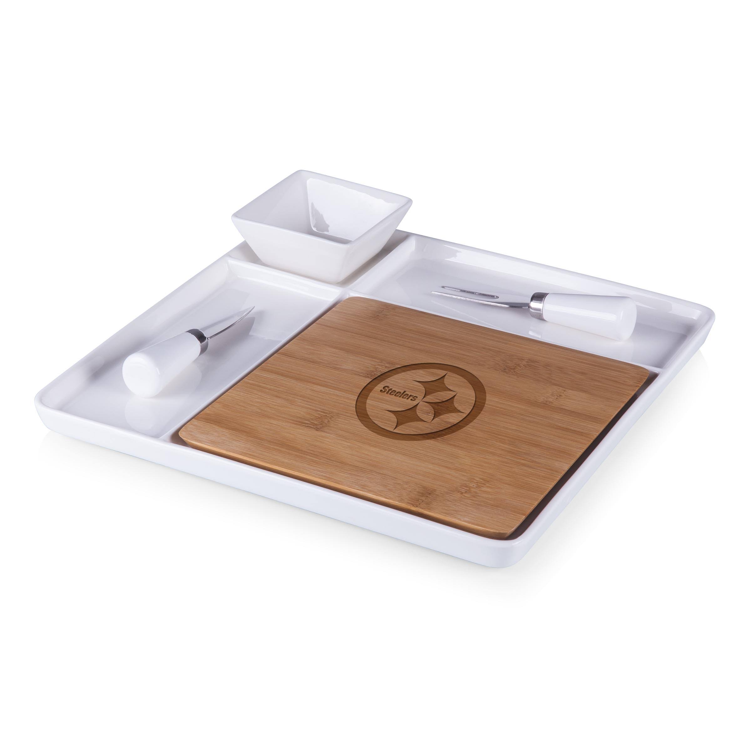 Pittsburgh Steelers Peninsula Cutting Board Serving Tray