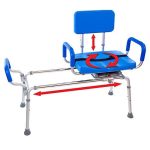 Seat-BARIATRIC 600LB Capacity. Premium Padded Bath and Shower Chair