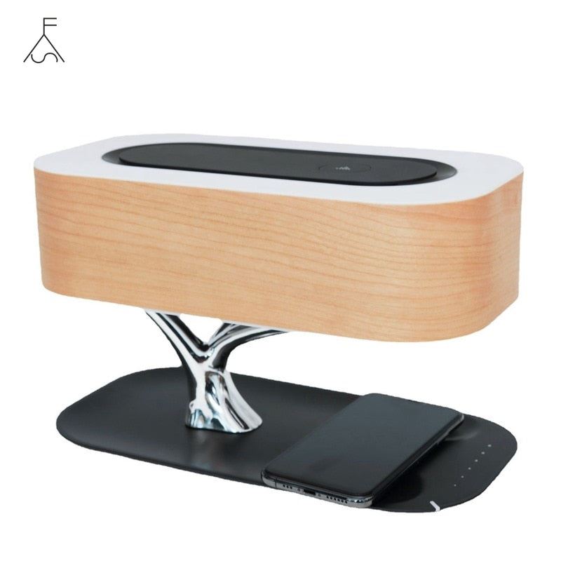 Dimmable Bluetooth Speaker Phone Charger Wireless Desk Lamp Bedside Lamp Table Light
