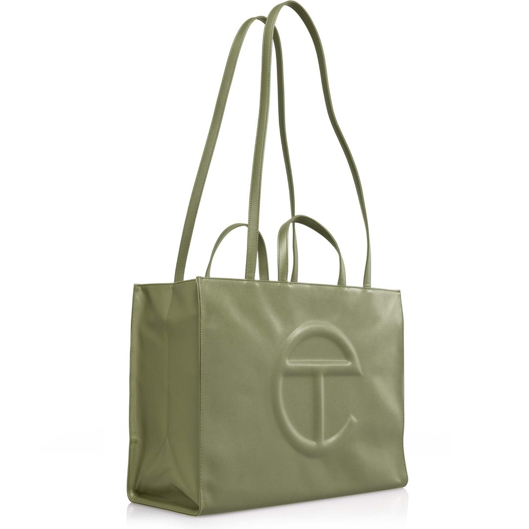 Large Drab Shopping Bag