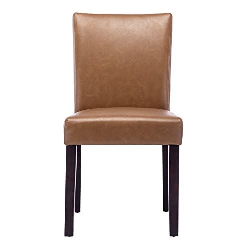 Upholstered Kitchen & Dining Room Chairs, Faux Leather Finish and Solid Wood