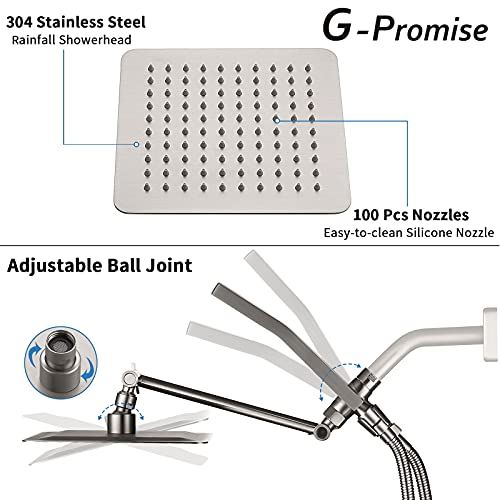 Hose | Smooth 3-Way Diverter | Adjustable Extension Arm �C A Bathroom