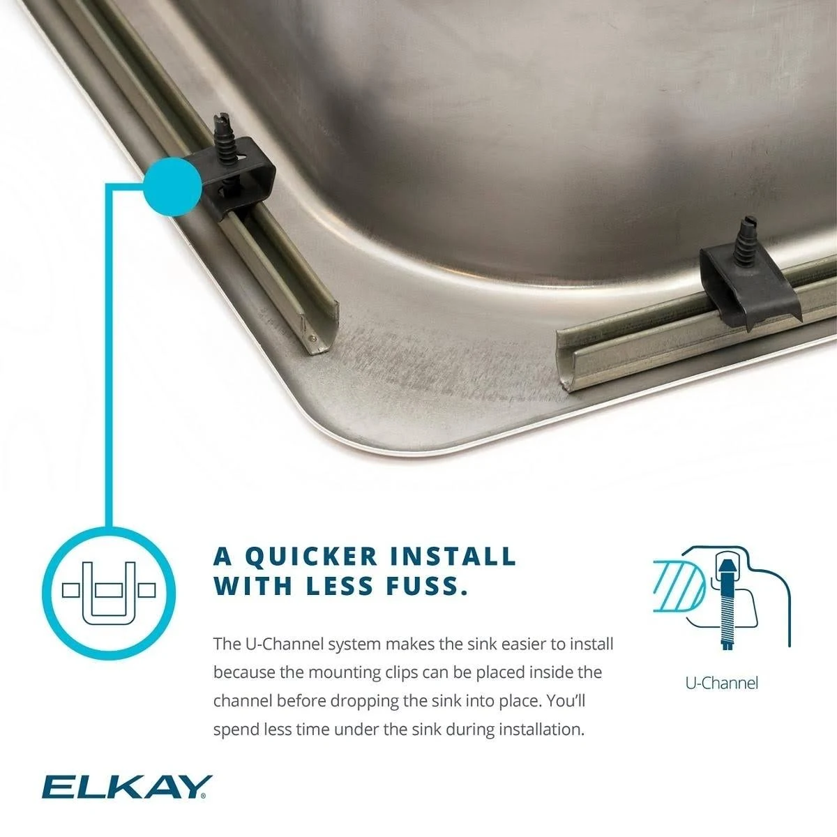 Elkay DRKAD252255FR4 Classroom Sink Stainless Steel
