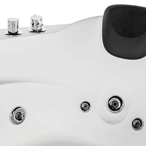 EMPV-JT319 Massage Bathtub, 59 Inch, Glossy White