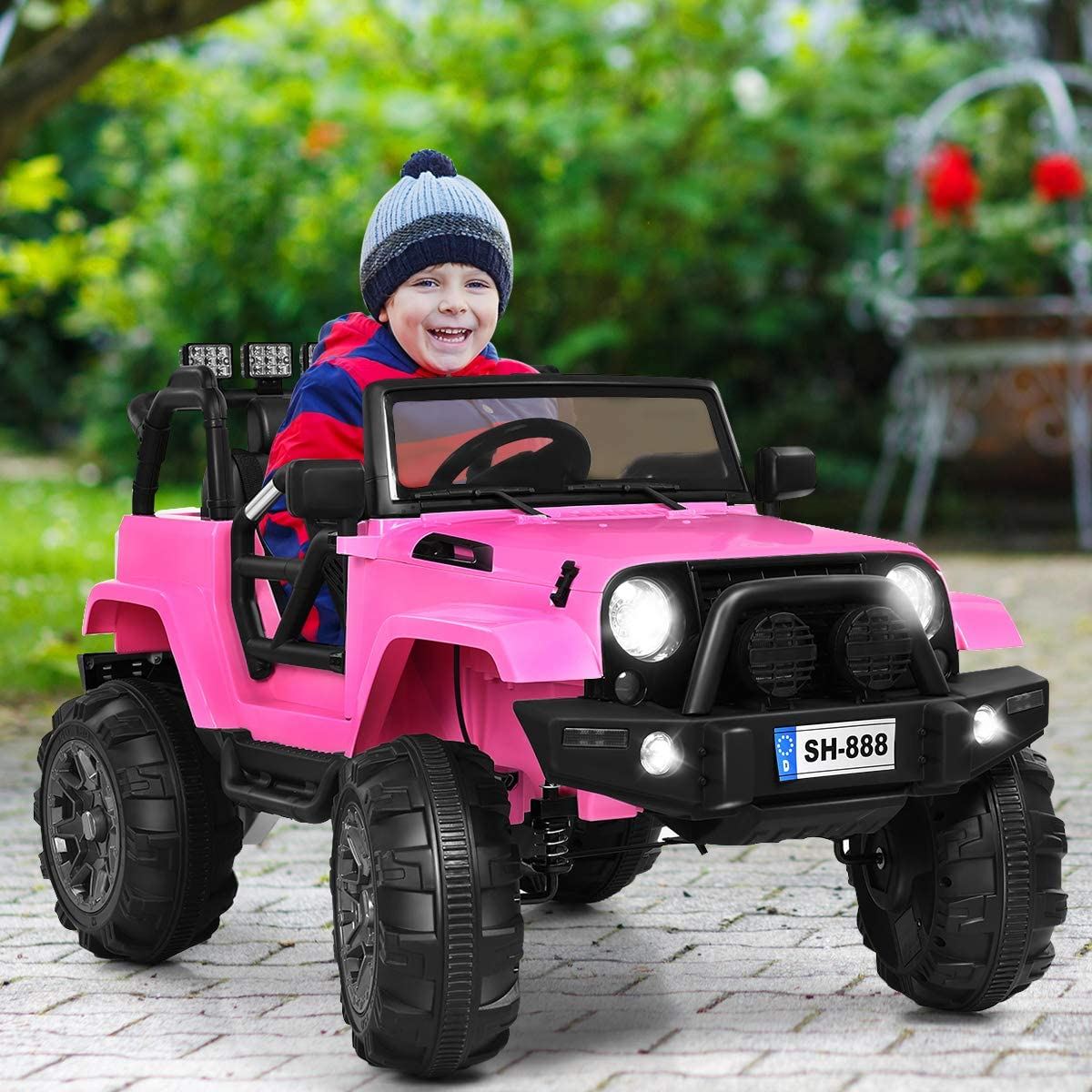 12V Battery Powered Electric Ride On Car | Pink