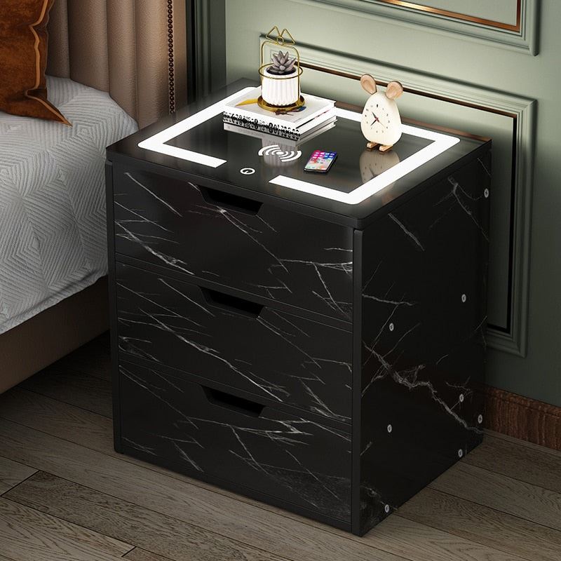 Smart Net Red Bedside Table Small Multi-function Simple Modern