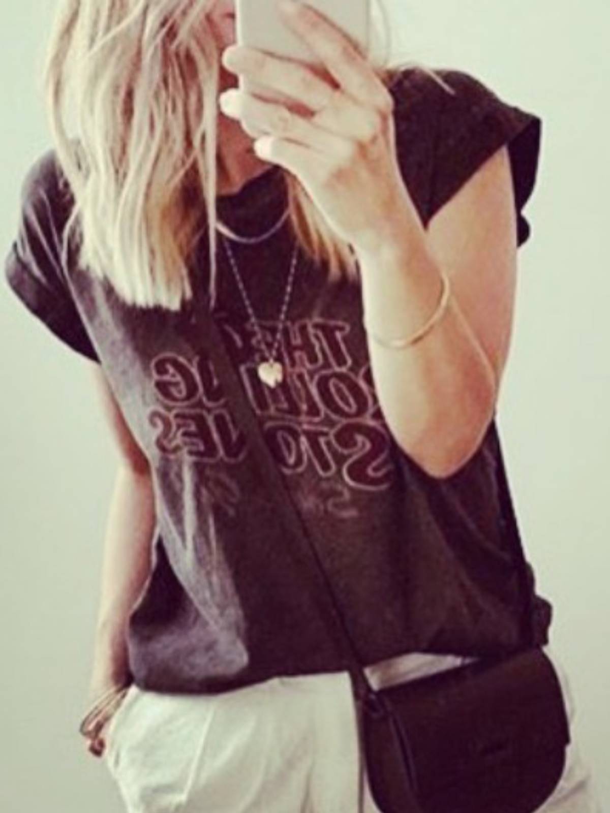 Wine Red Casual Crew Neck Cotton-Blend Shirts & Tops