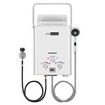 VIVOHOME 1.6GPM 6L Portable Outdoor Propane Gas Tankless Water Heater