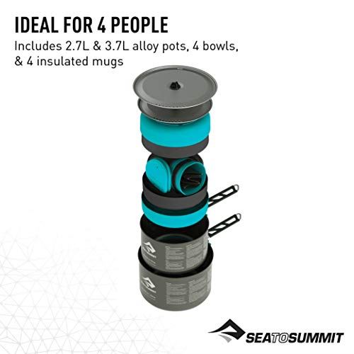 Sea to Summit Alpha Lightweight Aluminum Nesting Camping Cookware Set