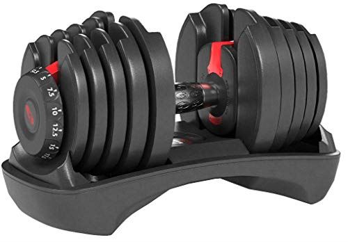 Bowflex Adjustable Dumbbell SelectTech 552 (Version 2) (Red & Black)