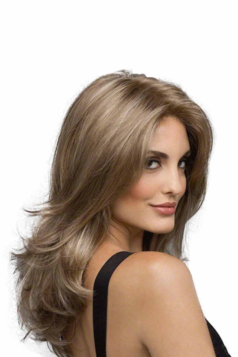 流行秀丽中长卷假发