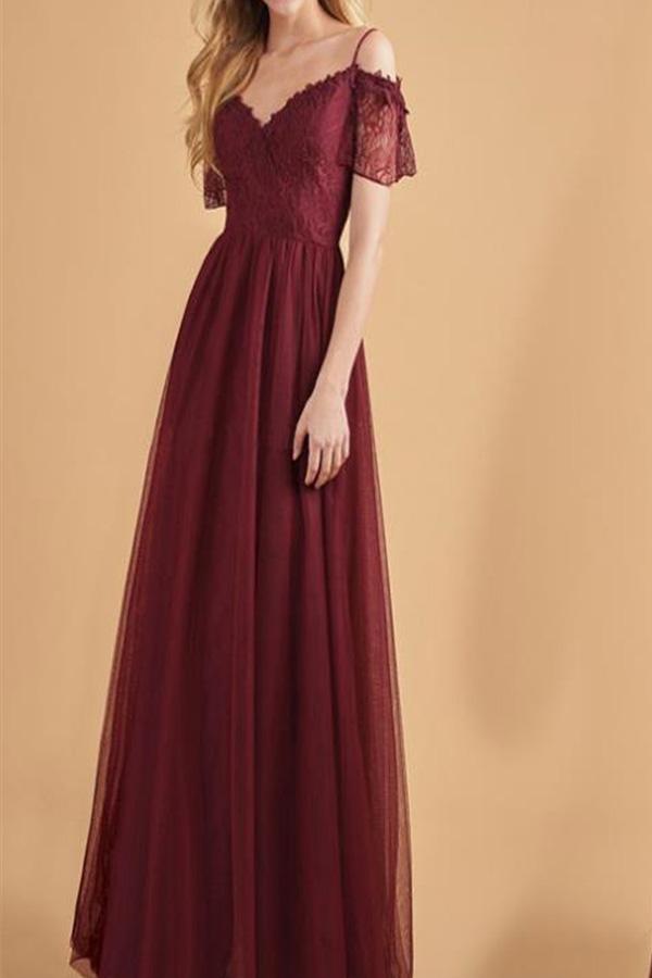 Elegant Noble Slim Plain Bouffant Braces Evening Dress
