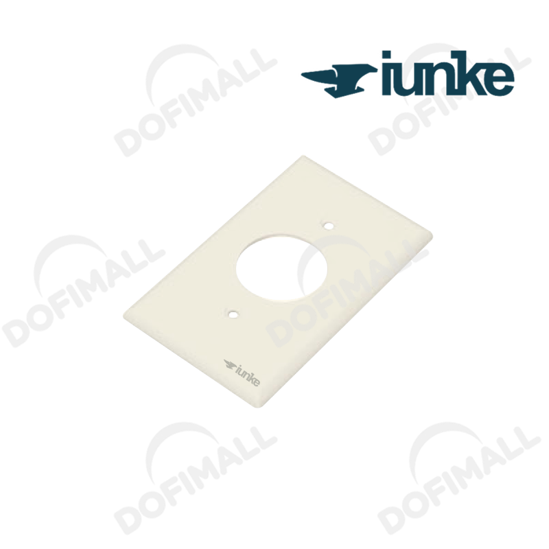 TAPA PARA TOMACORRIENTE SENCILLA COLOR MARFIL