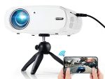 9800LUX Native 1080P WiFi Video Projector for TV Stick, Video Games, HDMI /USB