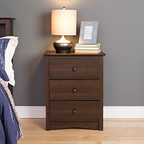 Prepac Fremont, 6-Drawer Dresser & Fremont Nightstand with 3-Drawer