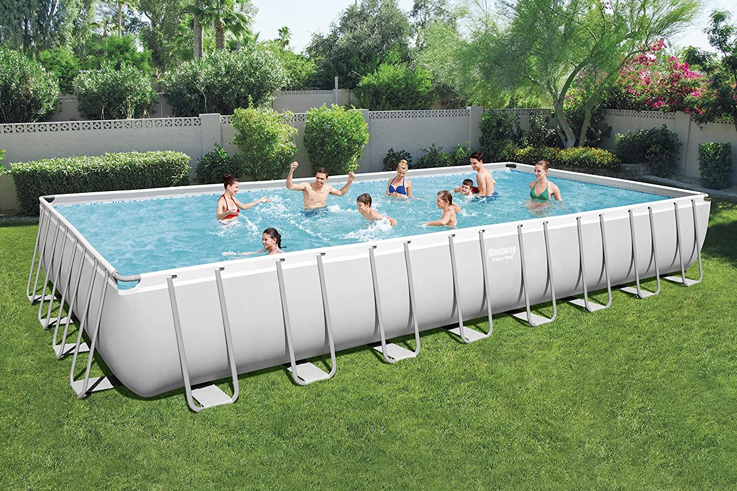 Bestway 1056625USX22 Above Ground Frame Pools, Grey