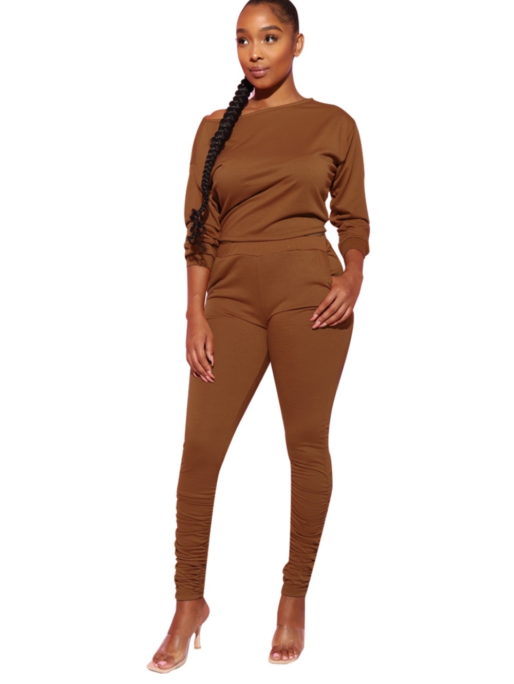 Autumn Casual Matching Shirt and Pants Set