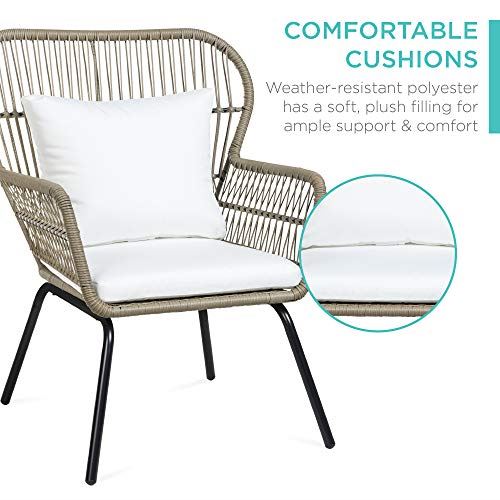 3-Piece Patio Conversation Bistro Set �C Tan