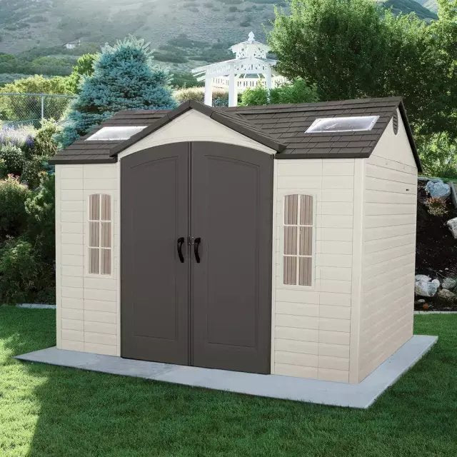 Installed 10 ft. x 8 ft. Outdoor Garden Plastic Shed