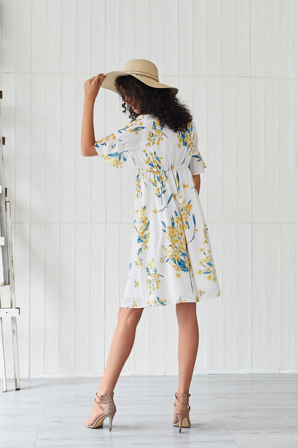 Summer V-Neck Floral Long Dress