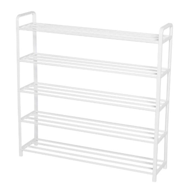 Varnish Shoe Rack Hole Free Household Space Saving Modern Multifunctional Shoe Cabinet