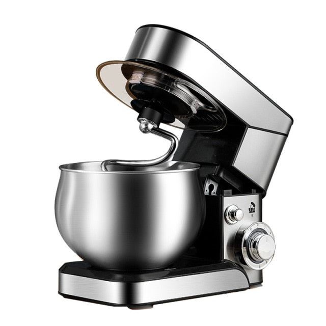 Electric Stand Food Mixer Stainless Steel Chef Machine 5L Bowl Cream Blender Knead Dough