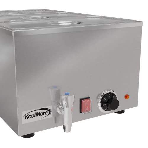 Commercial Bain Marie Countertop Food Warmer, Soup Station