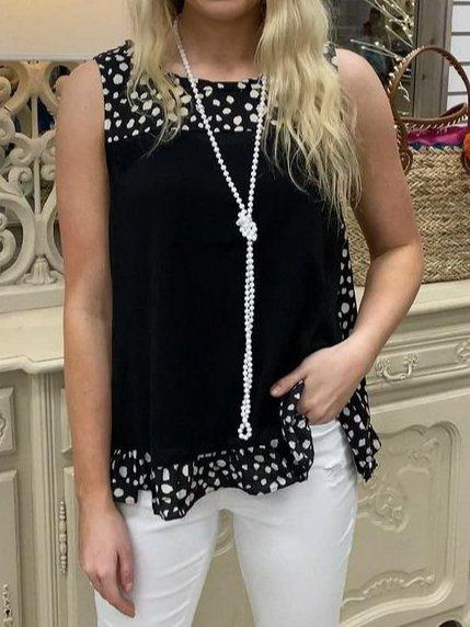 Sleeveless Ruched Vintage Shirts & Tops