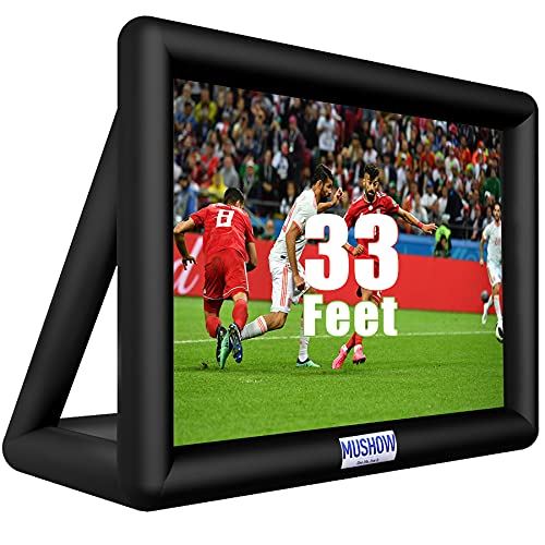 33 FT Inflatable TV Projector Movie Screen for Outdoor and Indoor