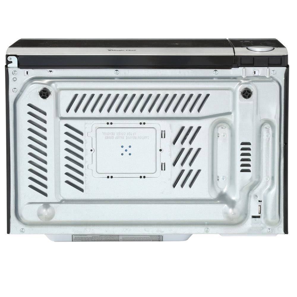 Magic Chef 1.1 Cu. ft. Countertop Microwave in Stainless Steel