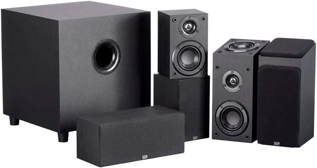 Monoprice 133831 Premium 5.1.2-Ch. Immersive Home Theater System