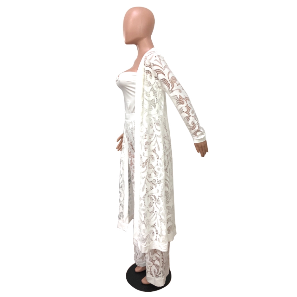 Matching 3PC Lace Pants Set