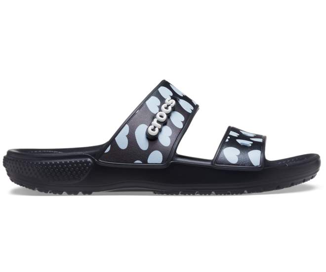 Classic Crocs Heart Print Sandal