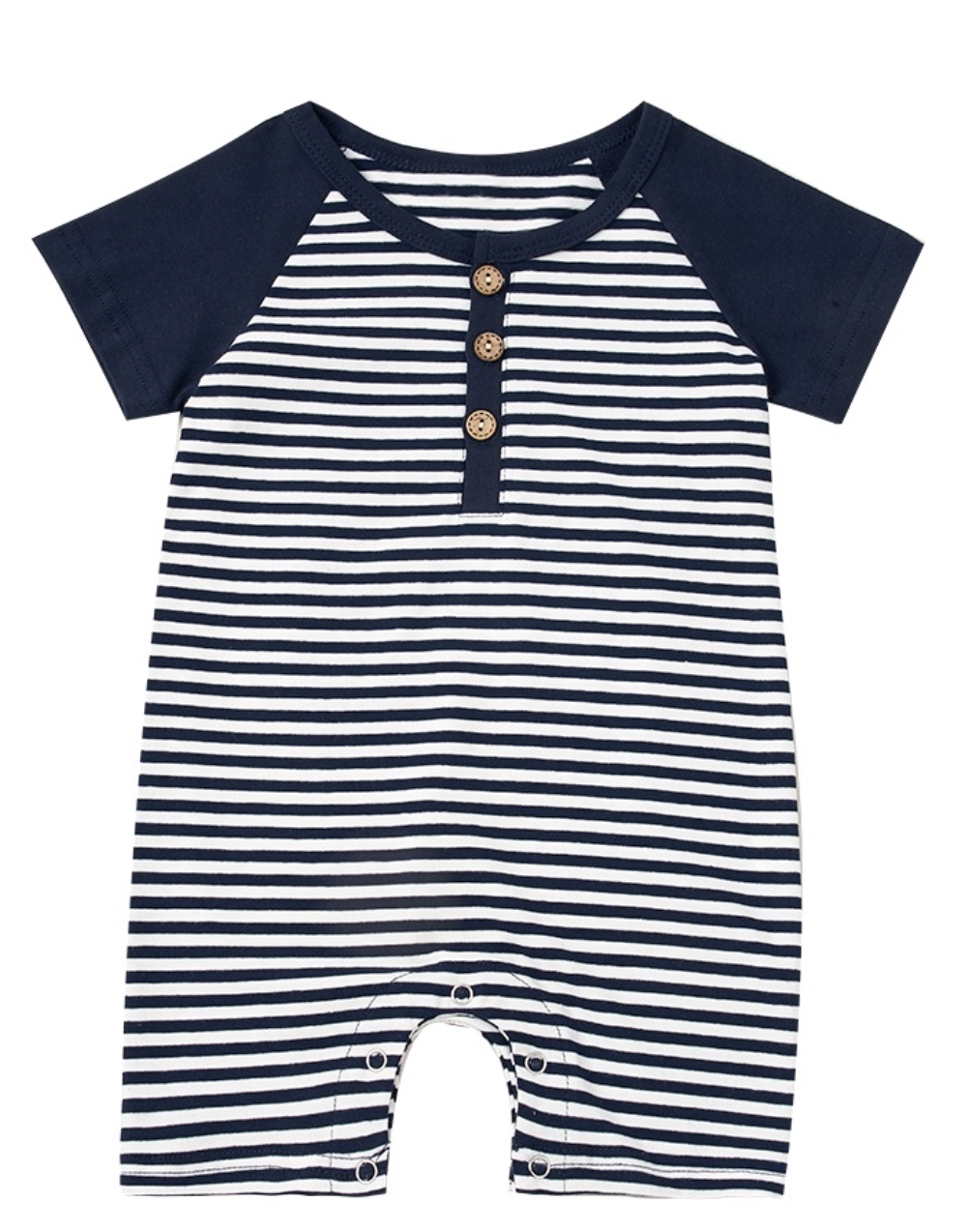 Summer Family Todder Boy Striped Rompers