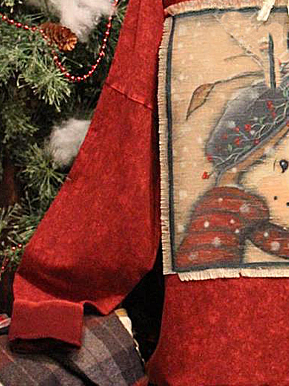 Retro Christmas Snowman Long Sleeve Sweatshirt