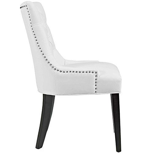 Modern Tufted Faux Leather Upholstered Two Dining Chairs