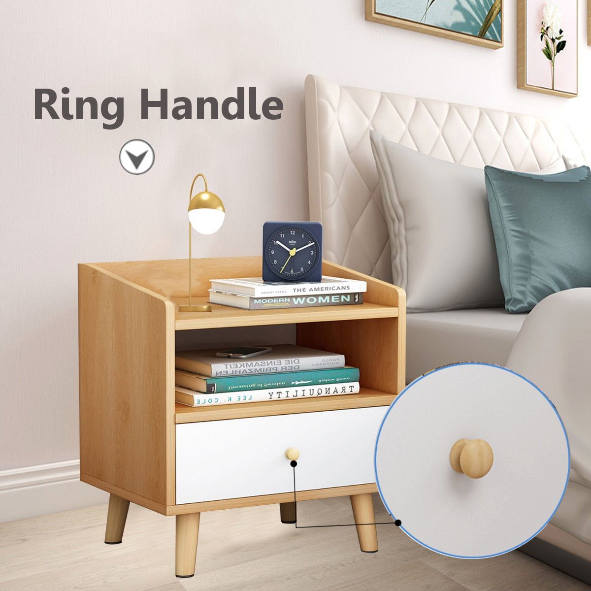 Bedside Table Cabinet Bedroom Locker Economical Mini Small Apartment Bedroom Nightstands