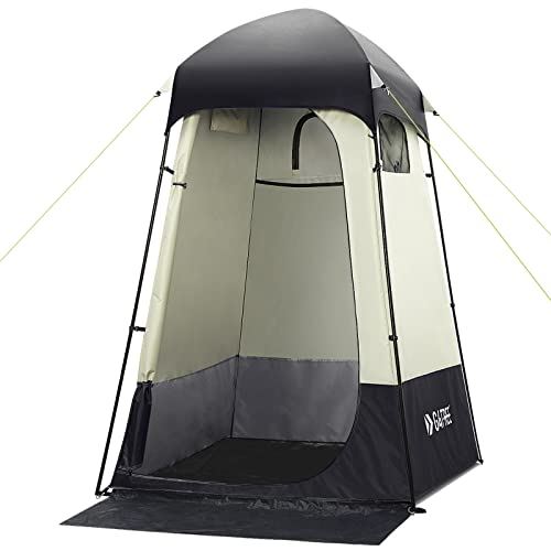 G4Free Large Camping Privacy Shelter Tent, Portable Outdoor Easy Set Up Shower Tent