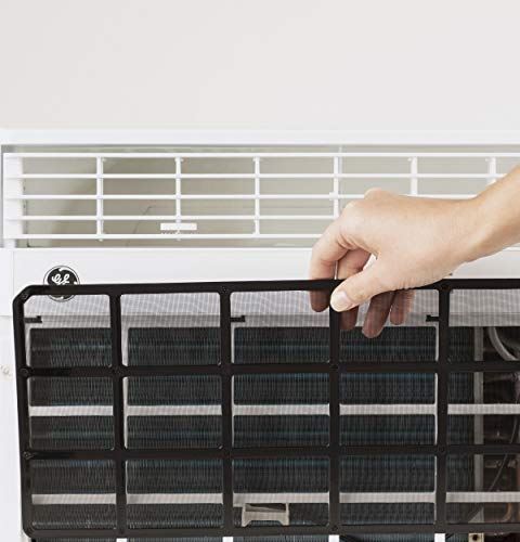 GE 8,000 BTU Smart Window Air Conditioner Cools up to 350 sq. Ft with Install Kit