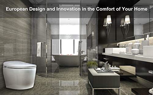 Integrated Bidet and Toilet,luxury auto open and close lid heated seat
