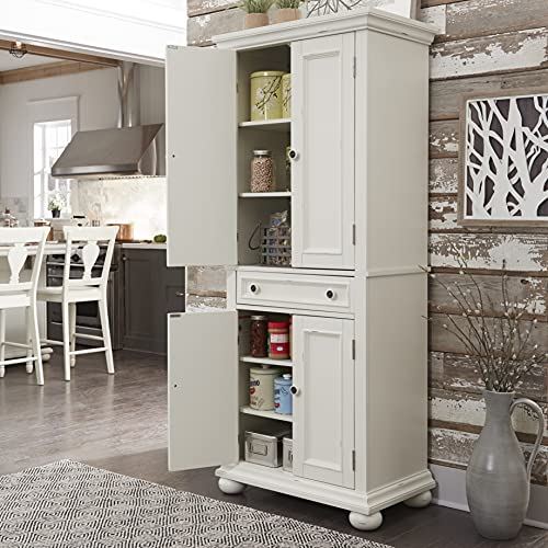 homestyles Dover 71.5 Inches High by 30 Inches Wide w/ Drawer & Adjustable Shelves