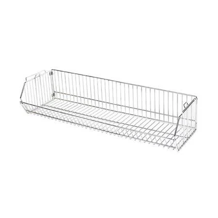Quantum Storage Systems One 20x22W x 36x22L x 12x22H Modular Shelf Basket - Chrome