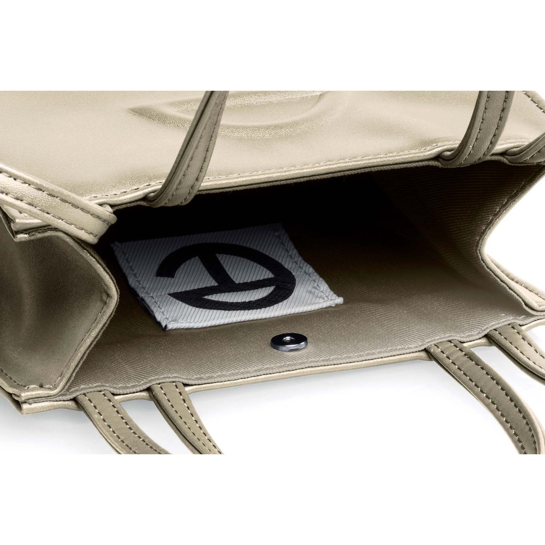 Small Gold Shopping Bag