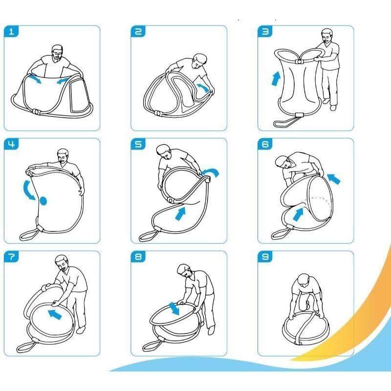 Pop Up Automatic Instant Portable Cabana Beach Tent Fits 2 People