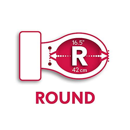 Slow Close and Never Loosen, ROUND, Long Lasting Plastic, White