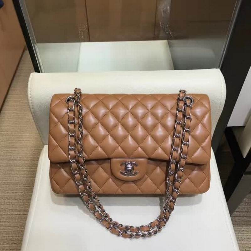 high quality handbag 119003 lambskin flap bag 1112
