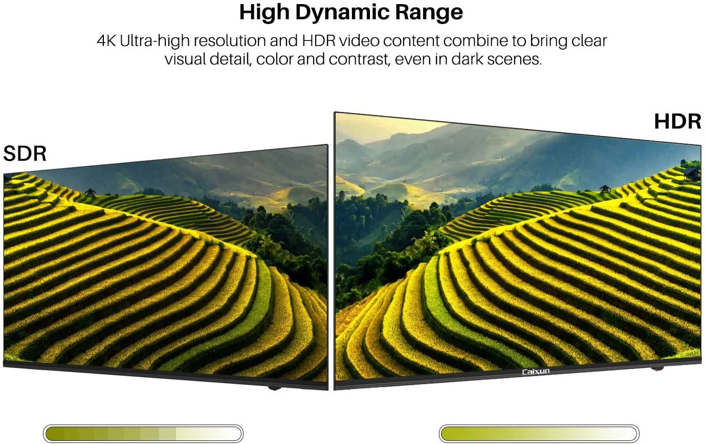 Caixun Android TV 55-Inch Smart LED TV 4K EC55S1UA